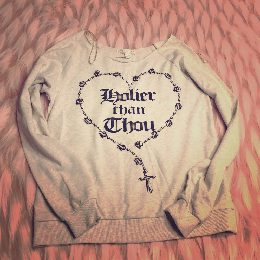 Light grey sweater