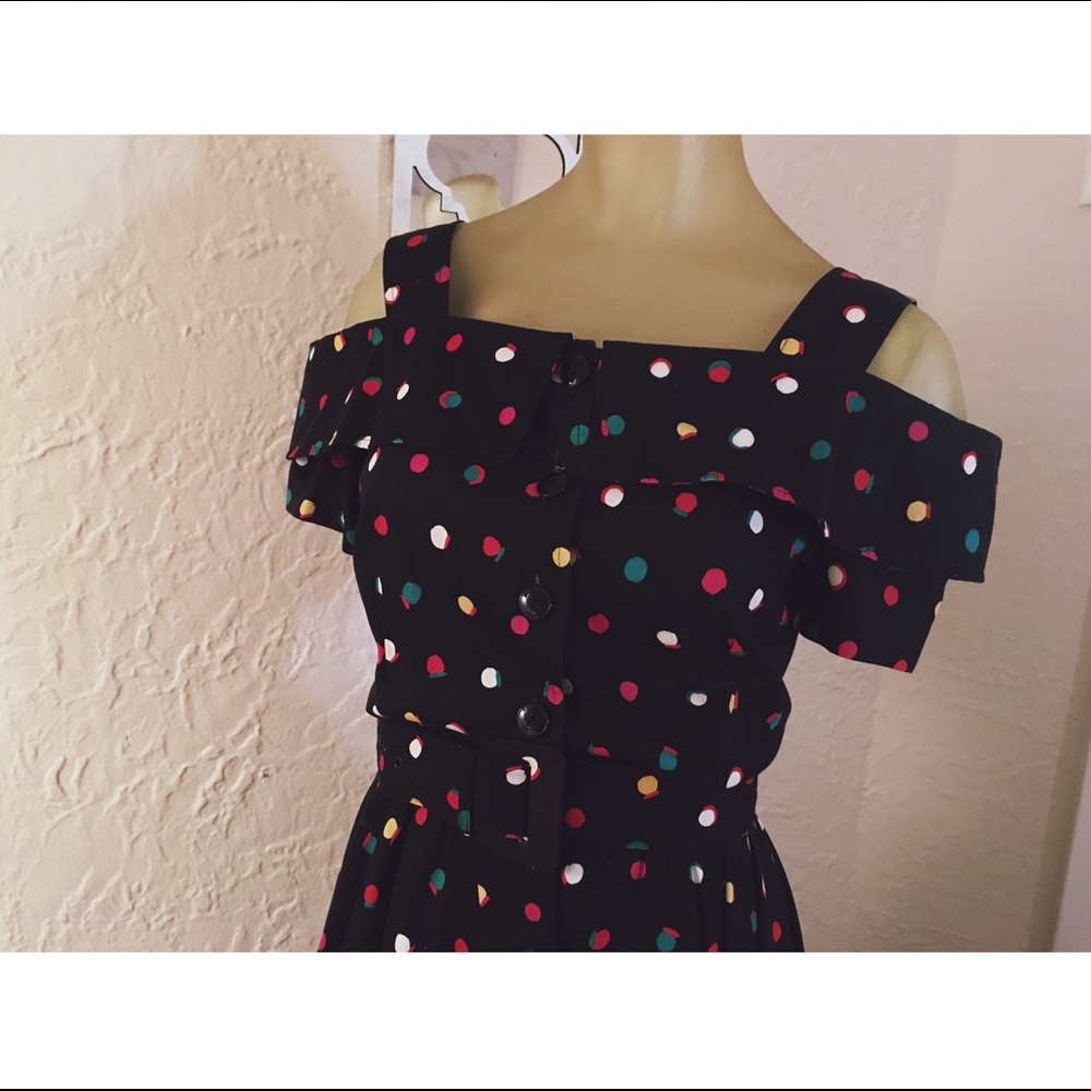 Vintage Tea Length Pin-Up Dress