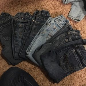 Lot of 6 pairs of 3T Jeans for a Boy