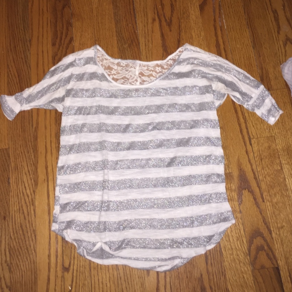 Silver blouse