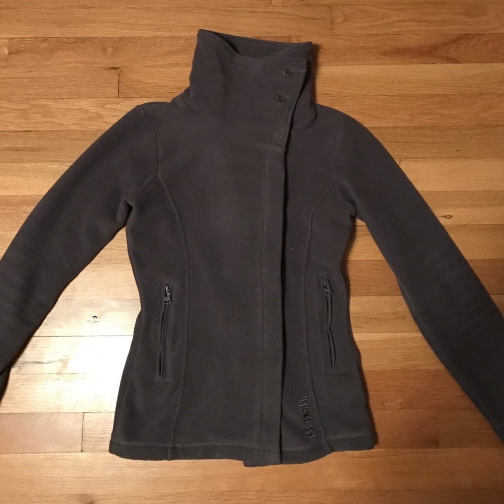 Turtle neck fleece jacket