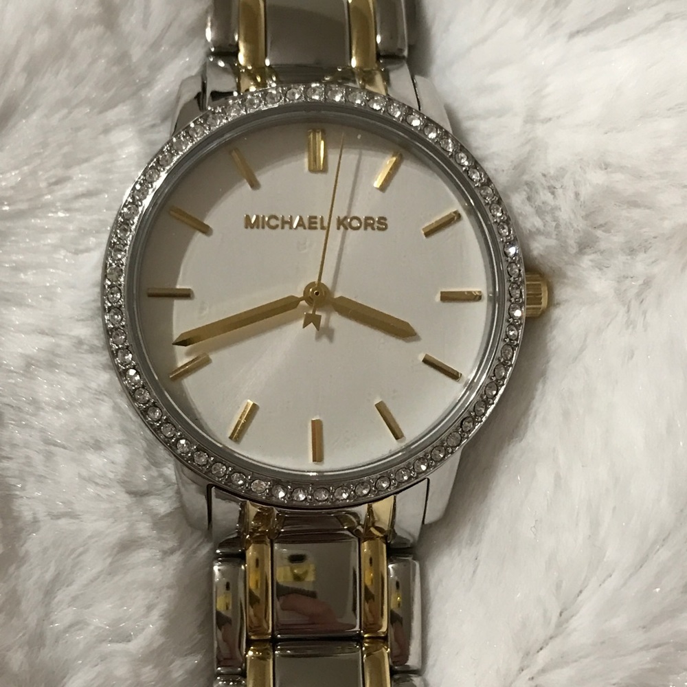 Brand NWT Michael Kors Two Tone Watch