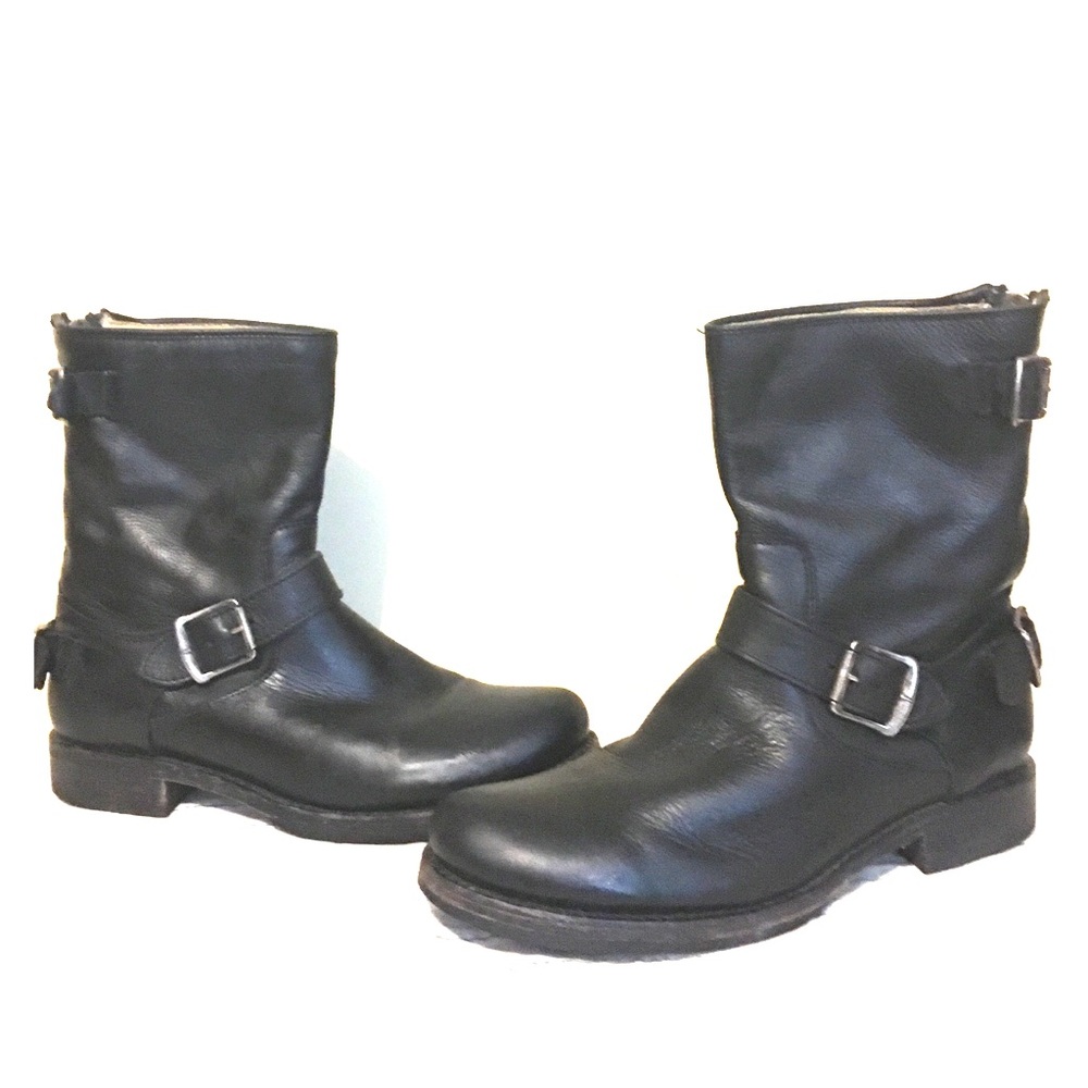 Frye Veronica Black Size 9 Moto/Biker Boots
