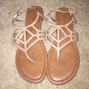 Tan / beige / nude sandals
