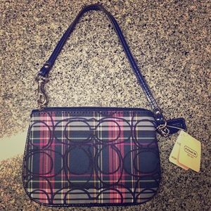 Coach SV/Multicolor Wristlet
