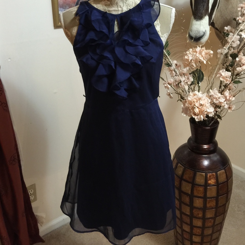 Blue mini dress - Picture 2 of 3