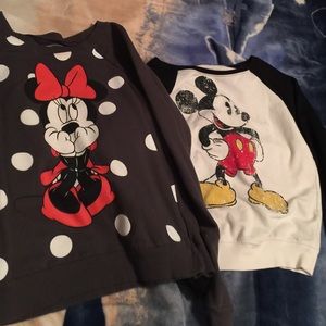 Minnie and Mickey sweater bundle