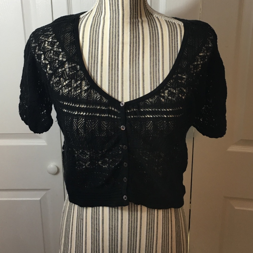 Free People Open Knit Cardigan