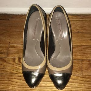 BCBG MaxAzria "Ma-Phoebe" leather heels