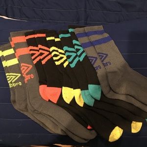 Boys Socks umbro 6 pairs all colors