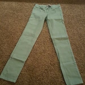 mint skinny jeans