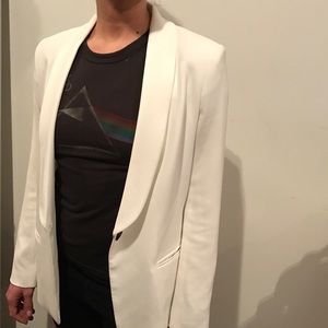 Women's White Tuxedo Blazer Sz.4