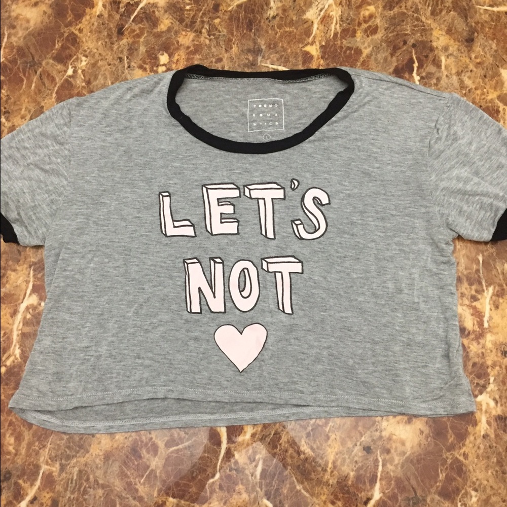 ❤️ s o l d ❤️Let's Not Crop Top. 💕