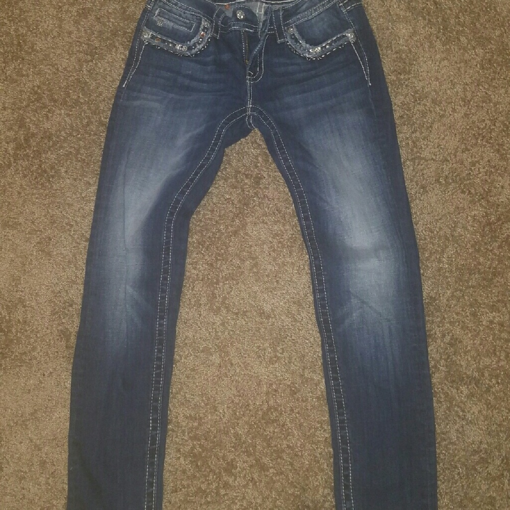 2 pair of Miss Me Skinny Jeans