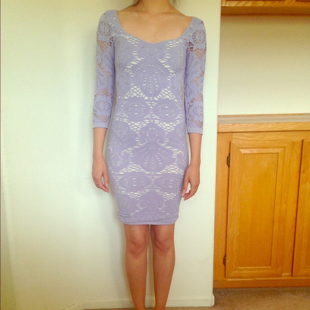 Free People Lilac Bandage dress