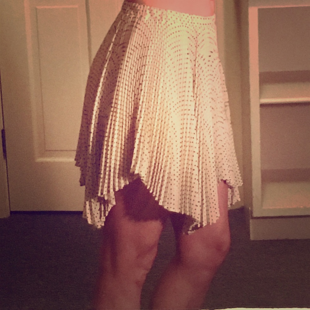 Pins and Needles - polka dot chiffon skirt