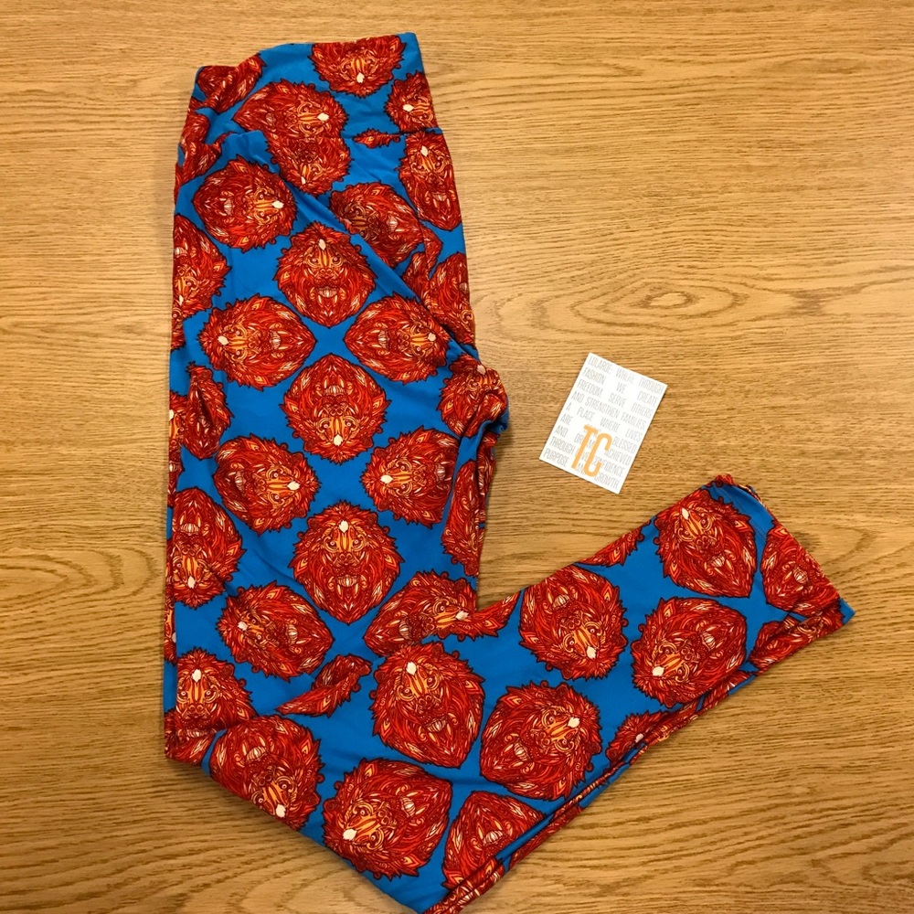 Sassy + Bold LuLaRoe Lion print TC leggings NWT