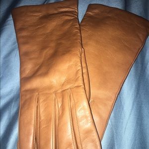 J Crew soft Italian real leather gloves