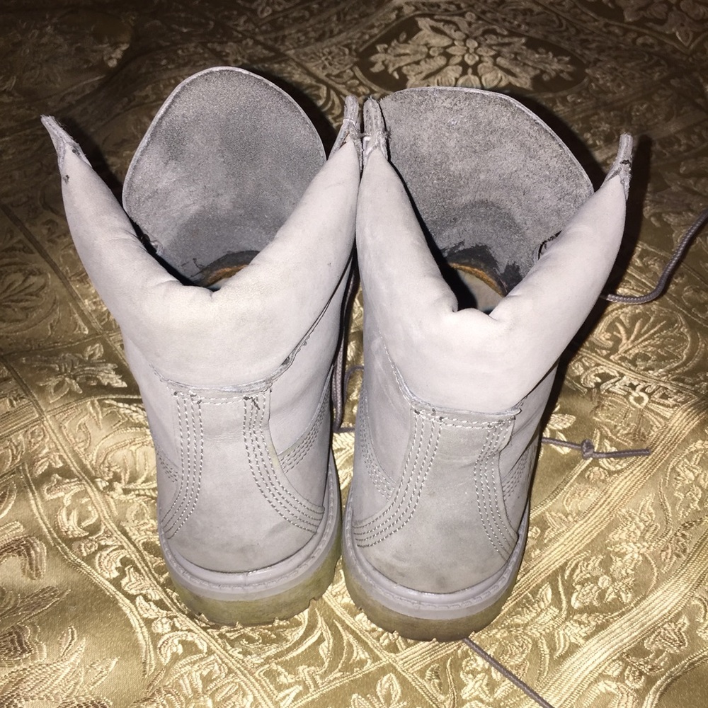 Grey Classic Timberland Work Boots - Picture 4 of 4