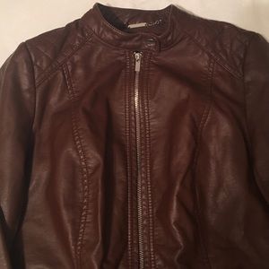 Brown leather Jacket
