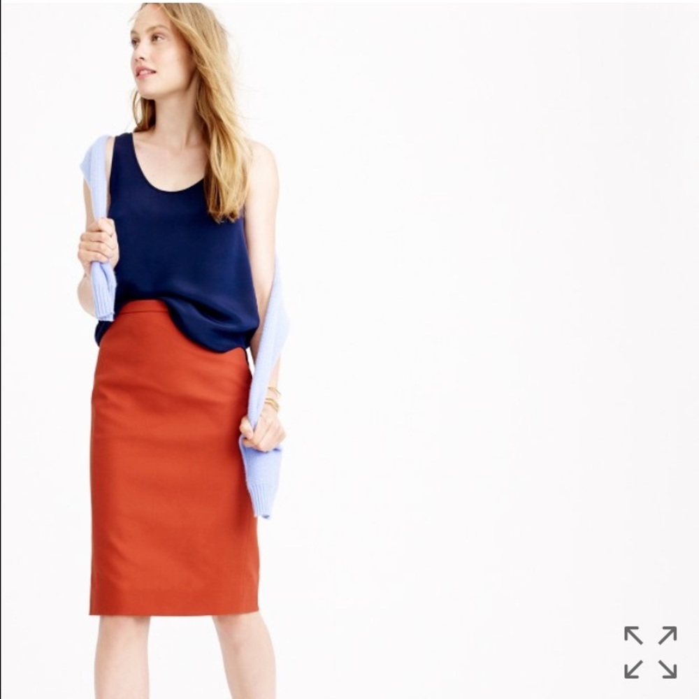 J. Crew No. 2 pencil skirt in cotton twill