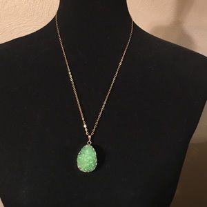 Druzy stone pendant