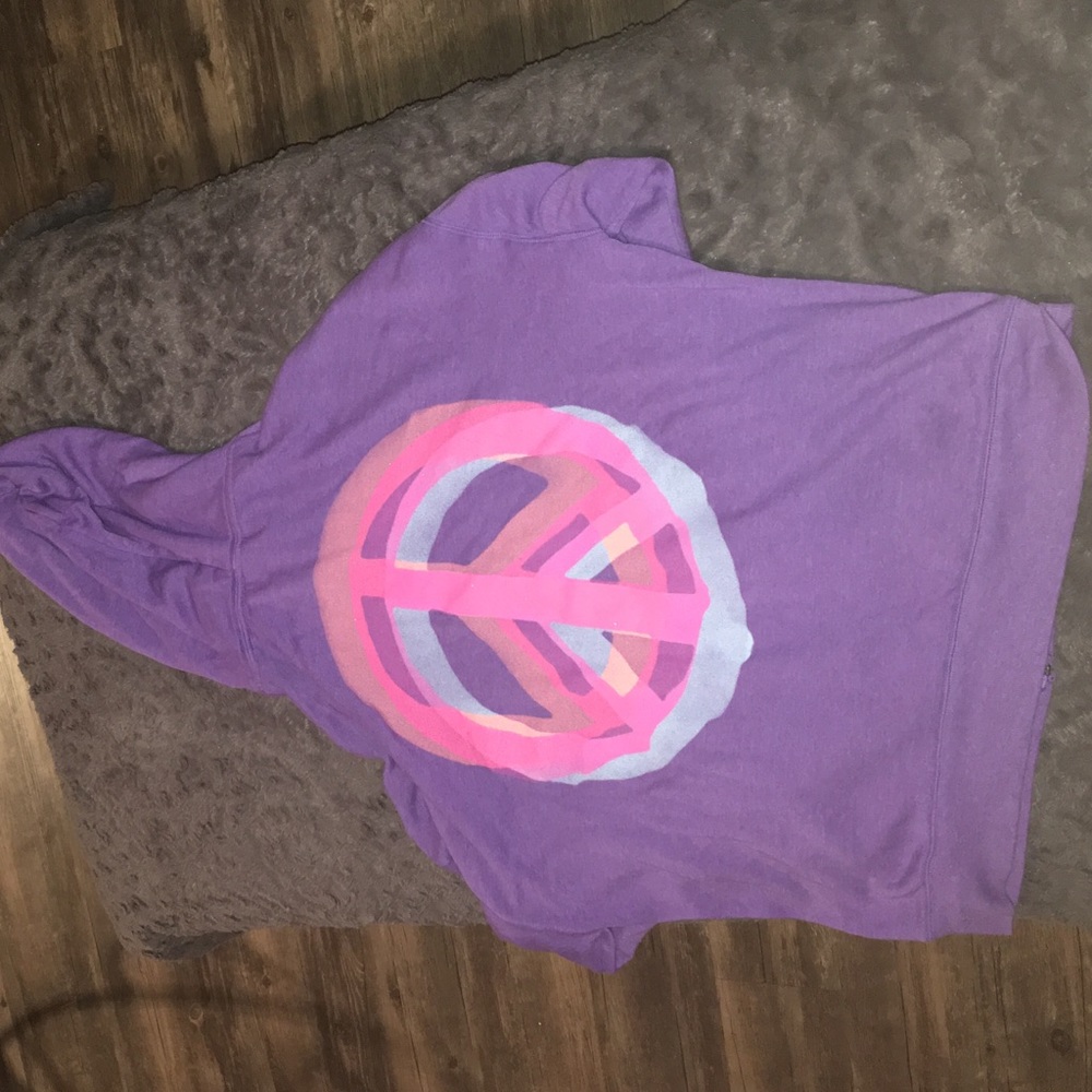 Purple Victoria's Secret "PINK" zip up hoodie!