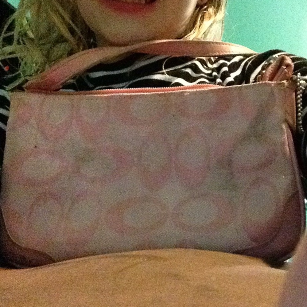 A pink bag