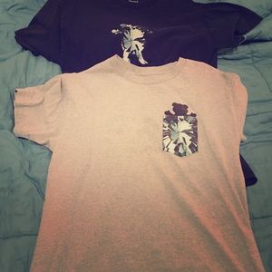 Two skater Diamond shirts.