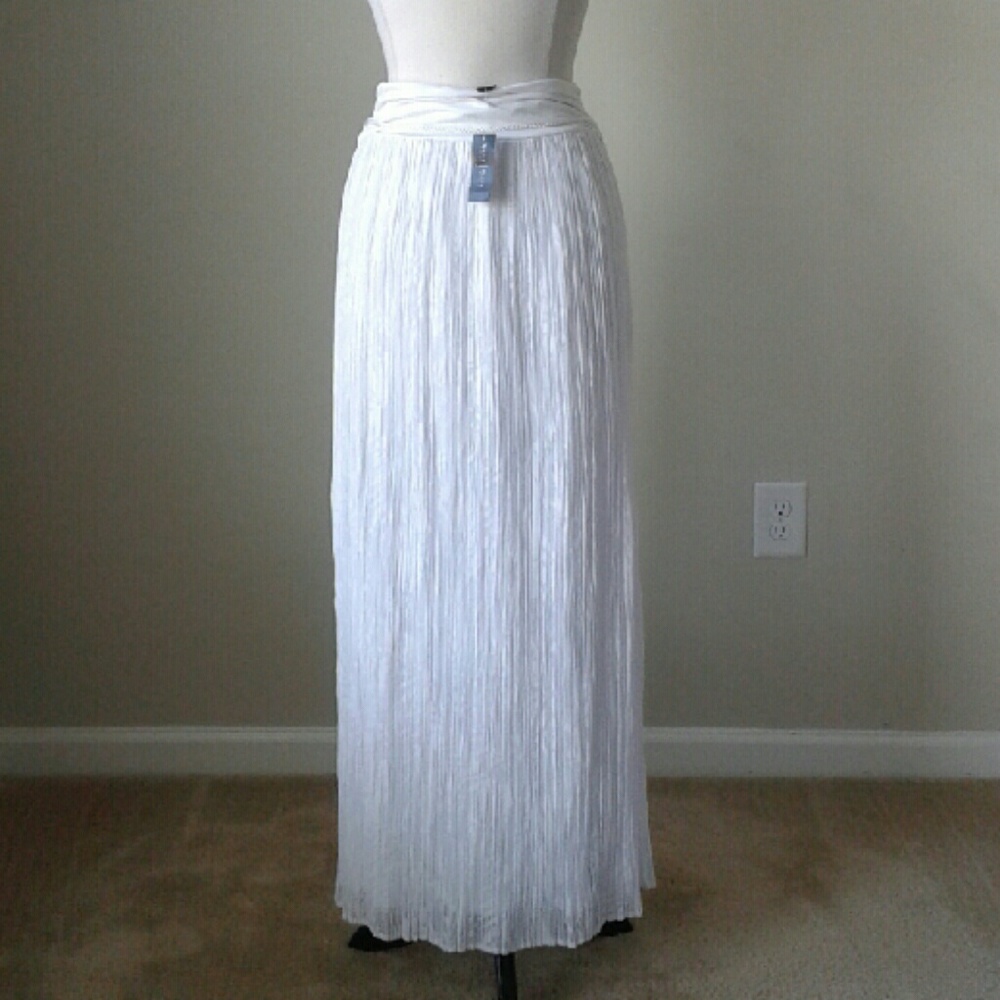 Burnout crinkled maxi skirt SOLD - Picture 4 of 4