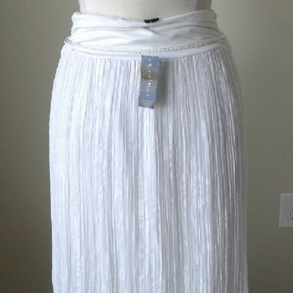 Burnout crinkled maxi skirt SOLD - Picture 3 of 4