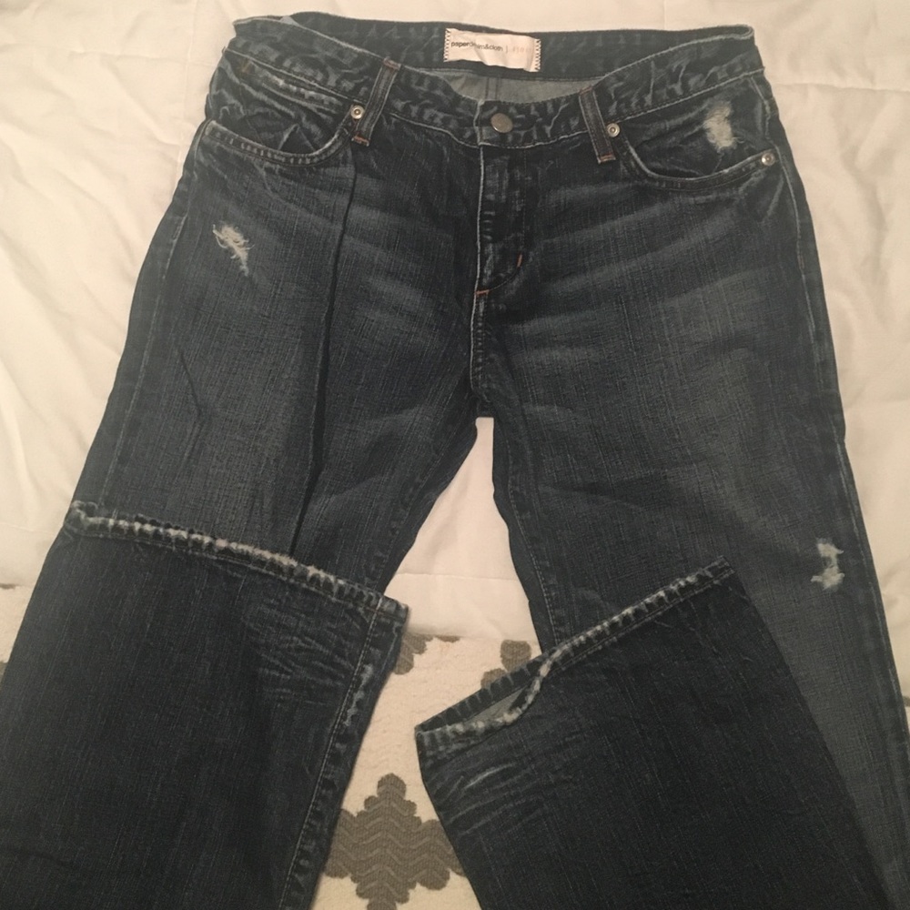 Papercloth & denim jeans. Size 28.