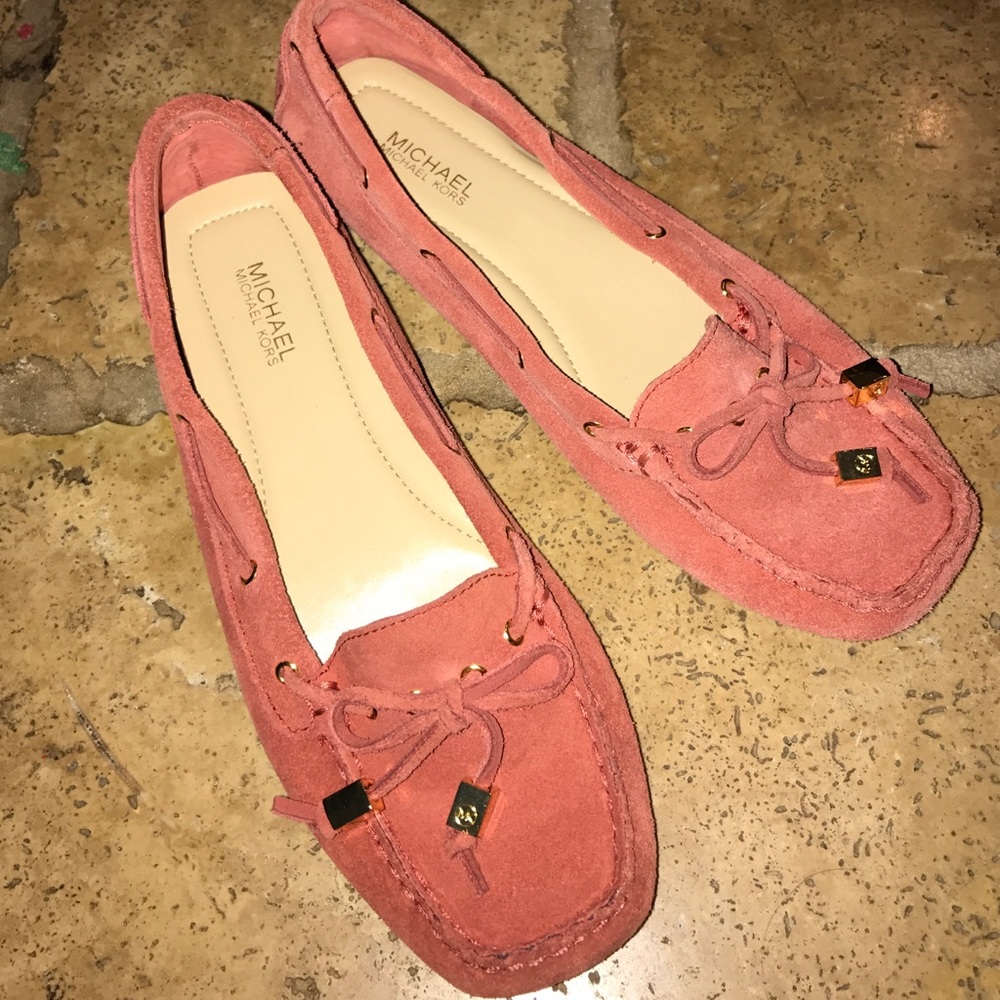 Authentic Michael Kors Loafer Suede Slide Shoes