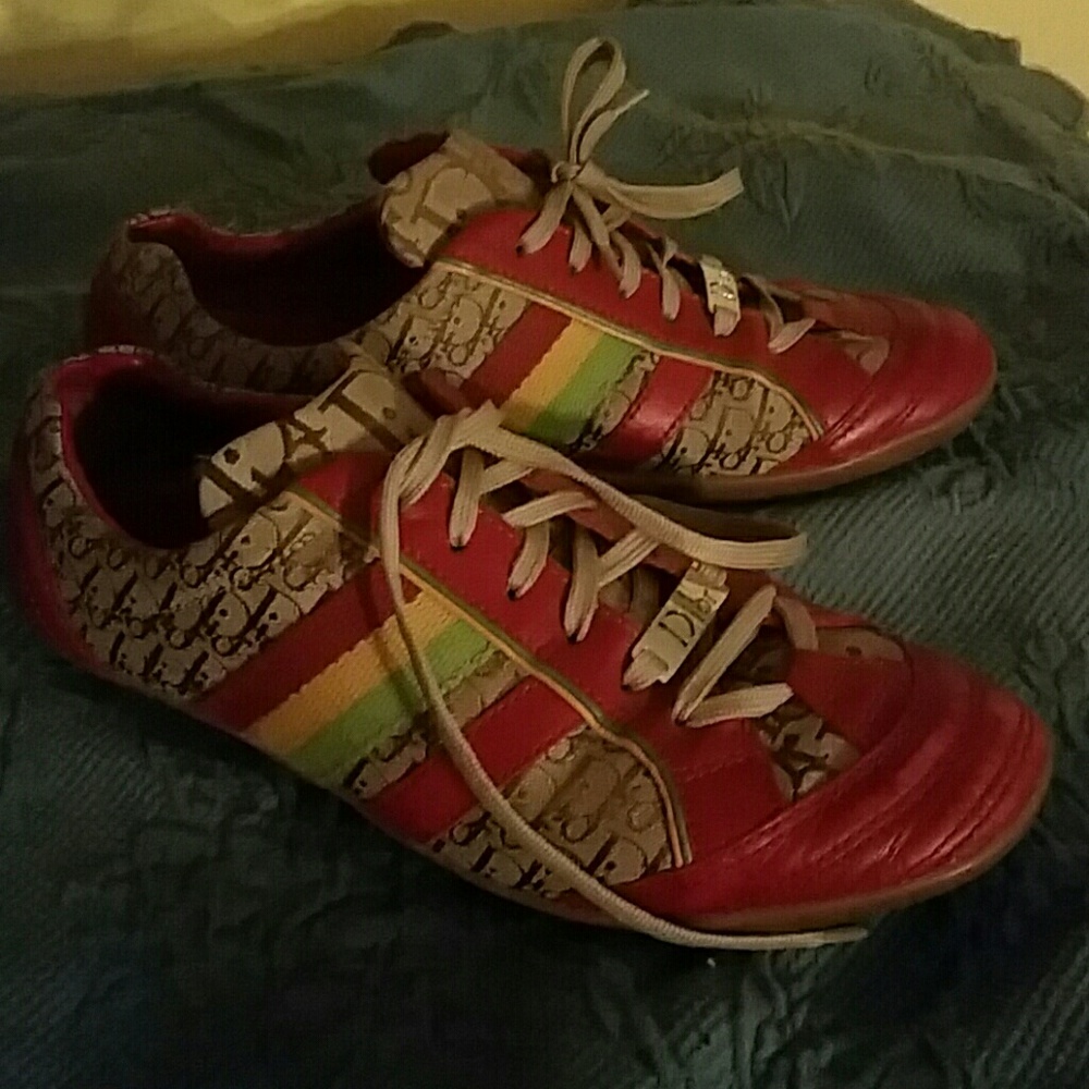 Christian dior Rasta sneakers ,  authentic