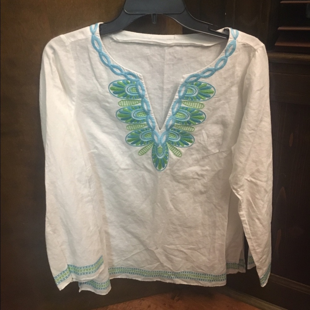 Vineyard vines white tunic