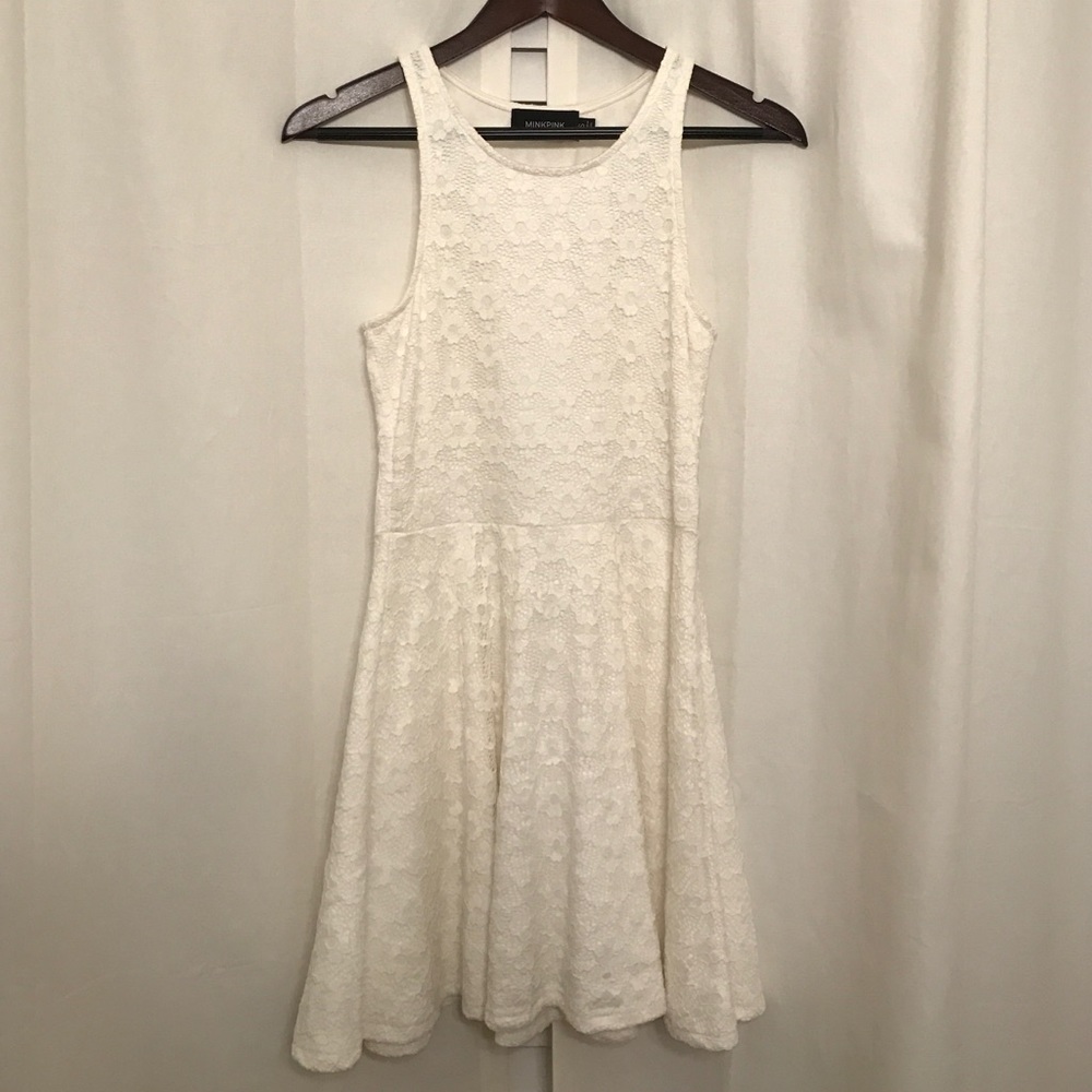 White Boutique Dress by MinkPink