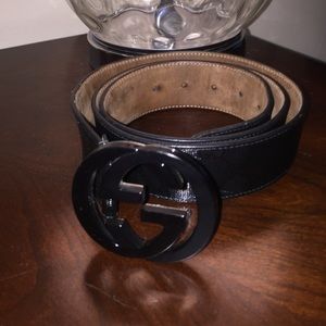 Men's Black Gucci Belt