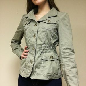 Ann Taylor Loft Army Jacket