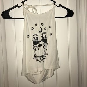 Brandy Melville/ John Galt cropped halter top