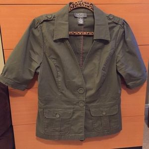 Motto jacket olive size S