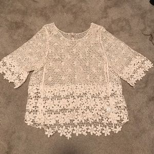 Double zero crochet top