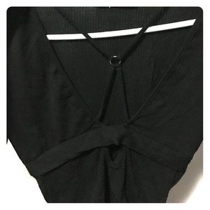 Black crop top!