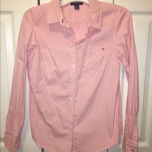 Pink Tommy Hilfiger Button-down top