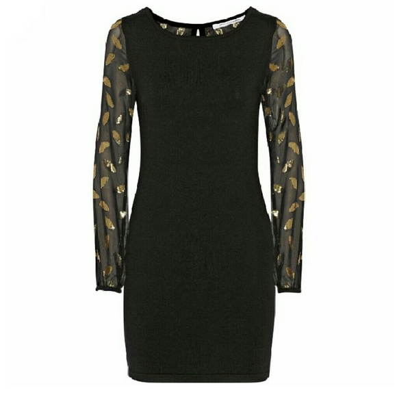 **sold***Diane Von Furstenberg Alagna dress black - Picture 3 of 4