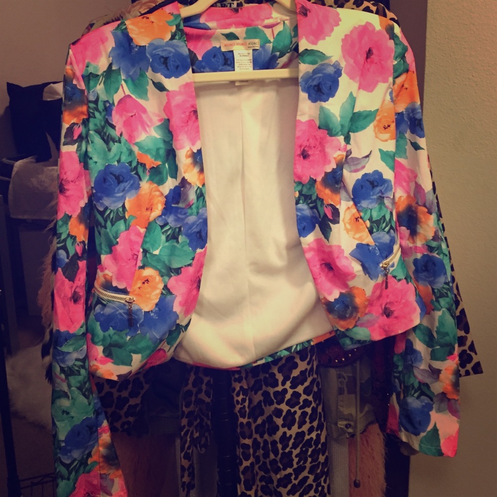 Flower High Fashion Blazer