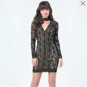 Bebe Black Lace Dress