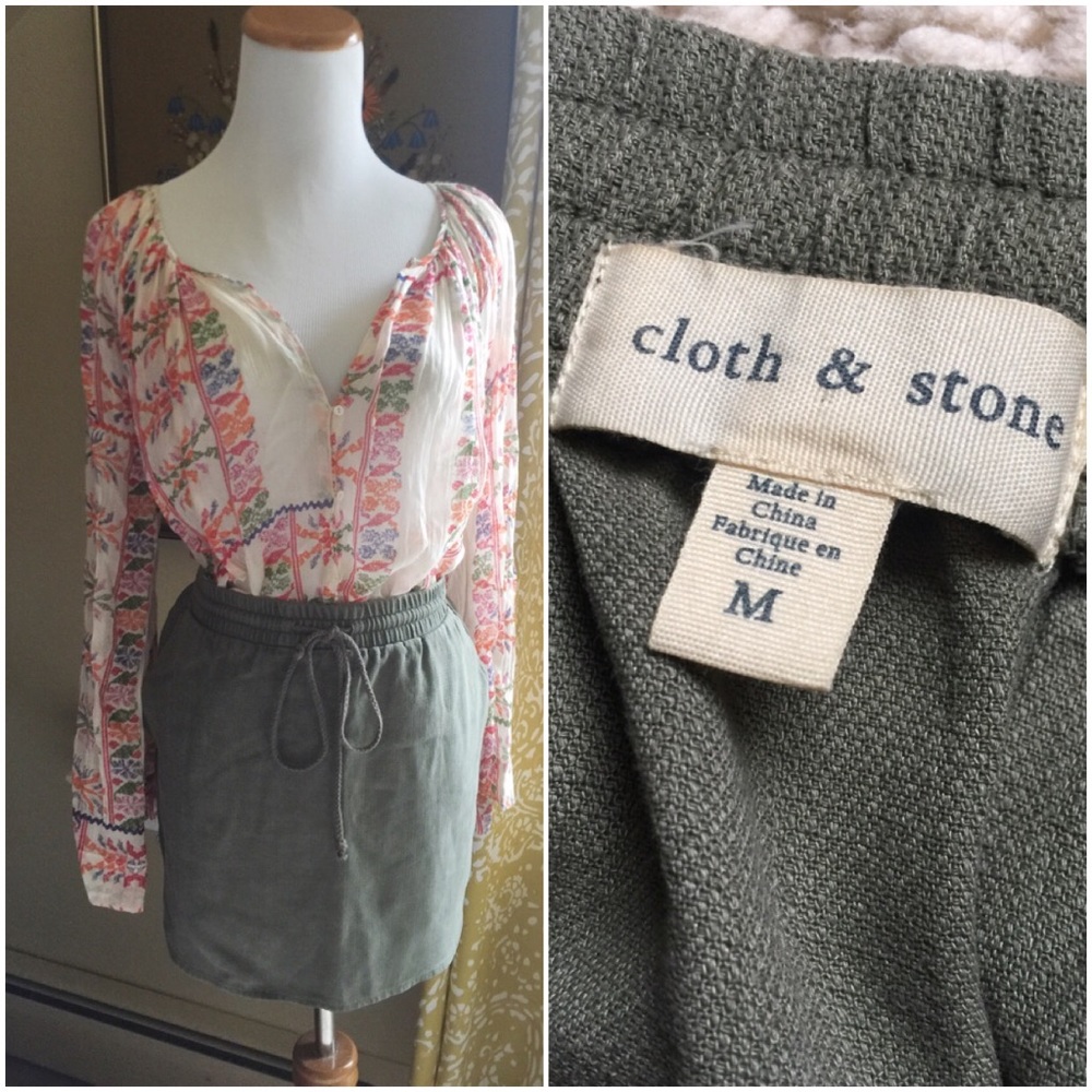 ANTHROPOLOGIE mini skirt
