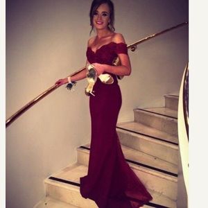 Off the Shoulder Prom Dress