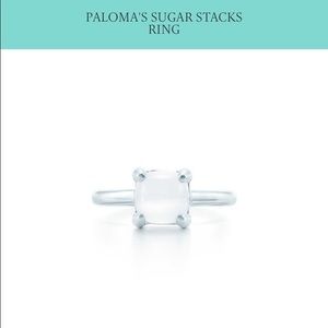 Paloma sugar stack ring. Milky Quartz. Tiffany&co