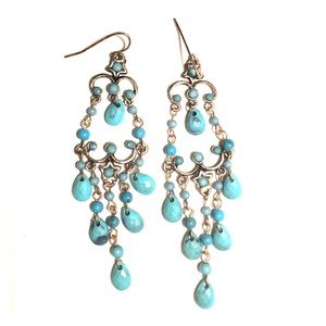 Silver and Turquoise Earrings